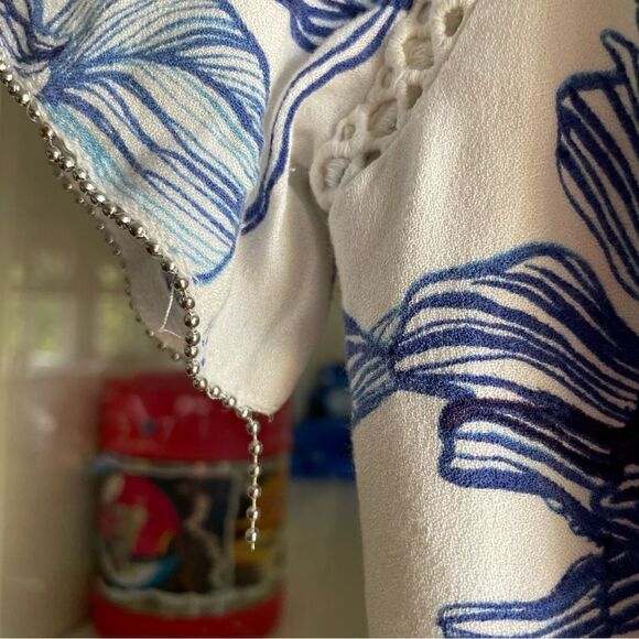 Stylestalker Womens Magnolia Floral Mini Dress Size XS Open Back Layered Flutter - Picture 7 of 12